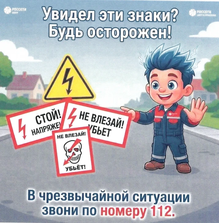 Памятки по профилактике детского электротравматизма, рекомендуемые «ПAO Россети Центр и...