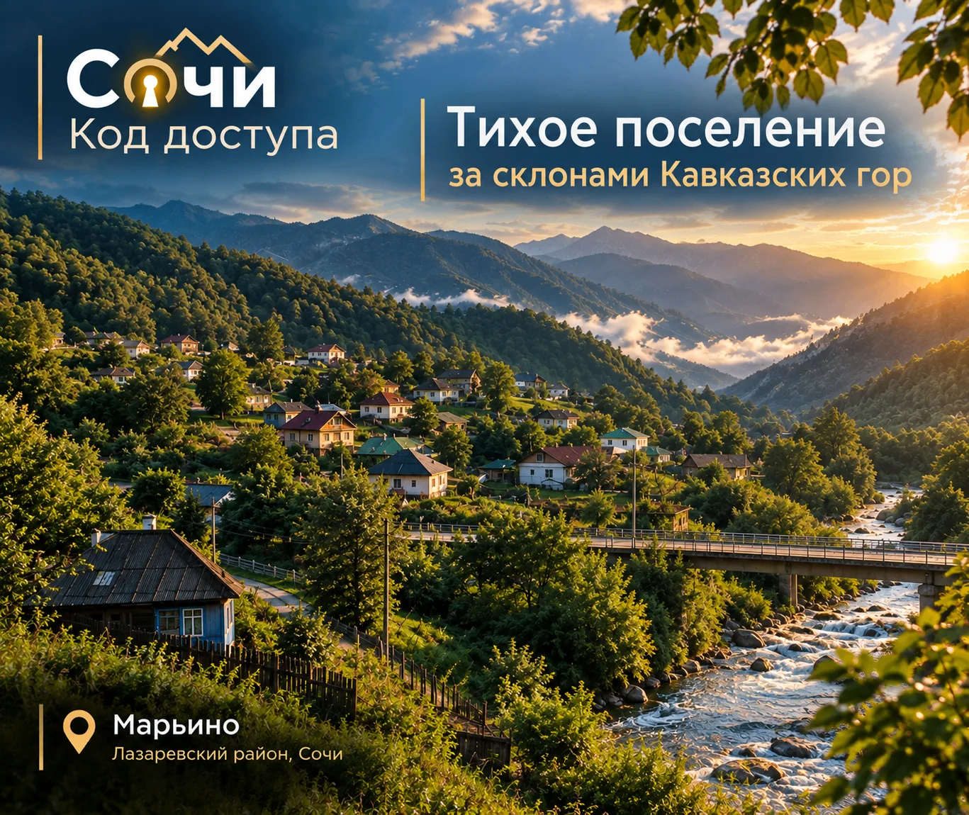 🗝️ Марьино: забытая история горного села в окрестностях Сочи