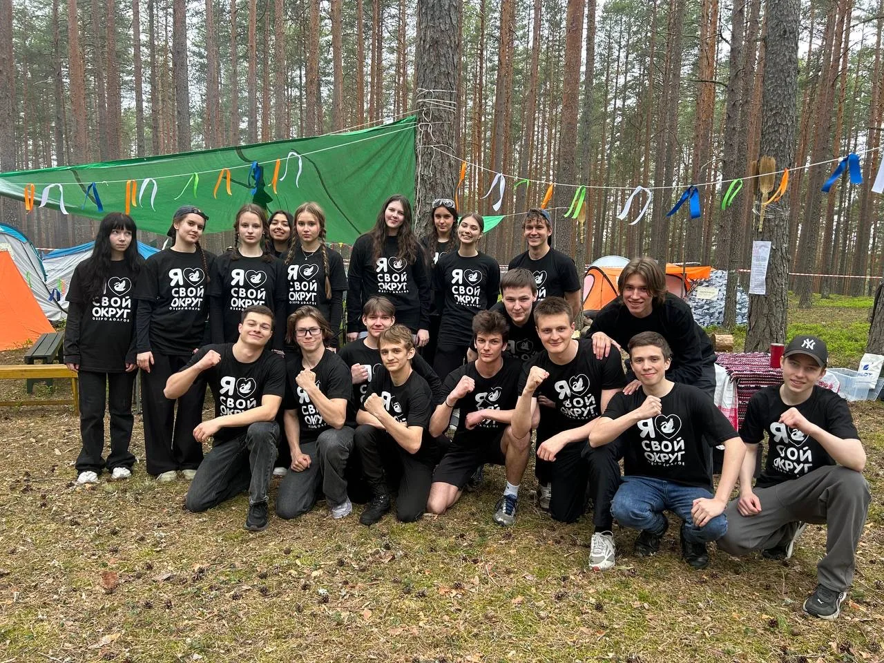 Победа в слете «Преданья народов России» 🏆   С 15 по 17 мая на базе в Лосево проходил военно-спортив
