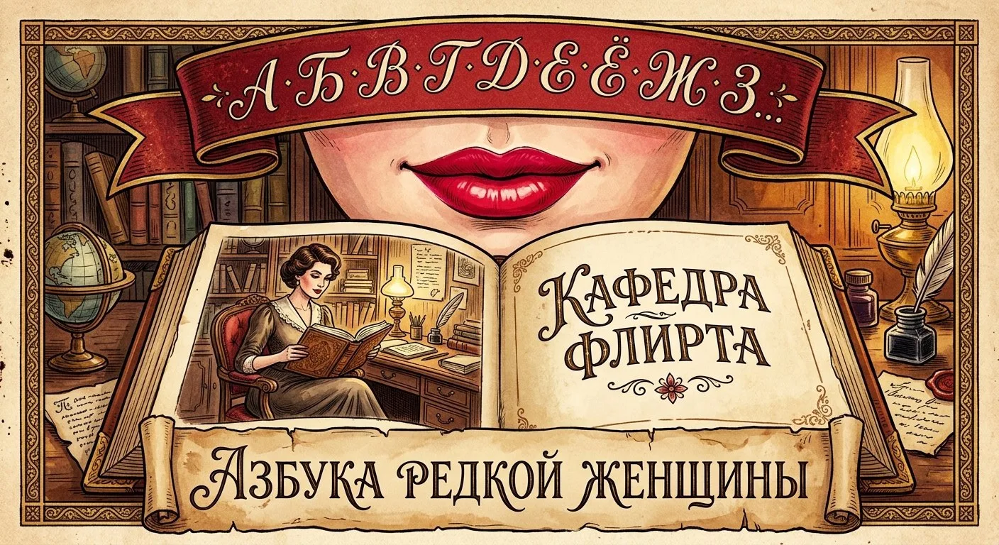 Сейчас на Кафедре флирта — «Азбука редкой женщины».