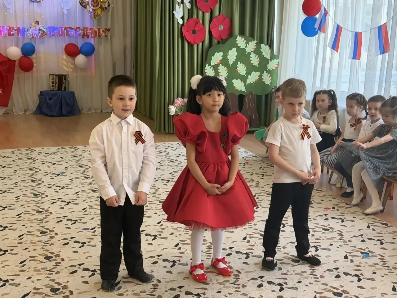 🇷🇺✨ В нашем детском саду прошли мероприятия в честь праздника Великой Победы!  Во всех группах прошл
