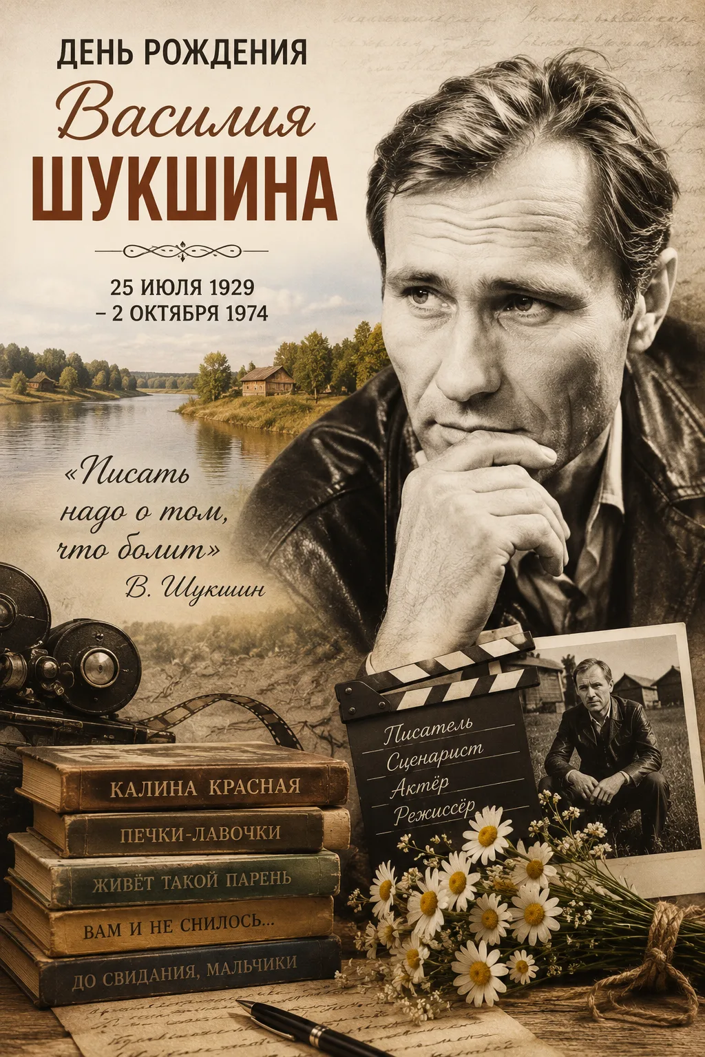 Добрый день! 📚

Сегодня мы вспоминаем человека, который умел говорить о самом важном простыми слова