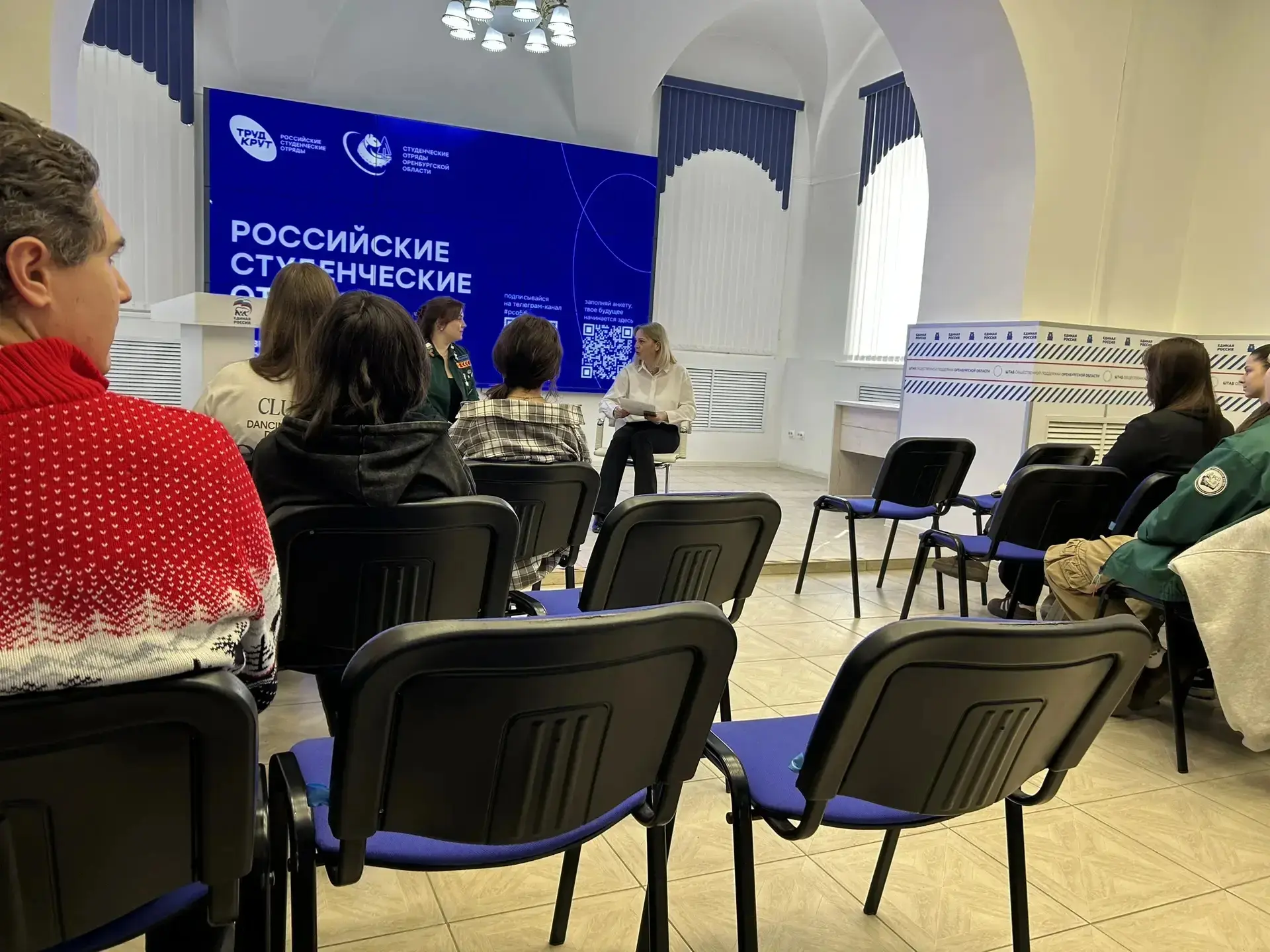 🏗️ «Диалог на равных»: Труд крут, когда ты в команде РСО! 🛠️  Студенты ГАПОУ «ОАТК имени В.Н. Бевзюк