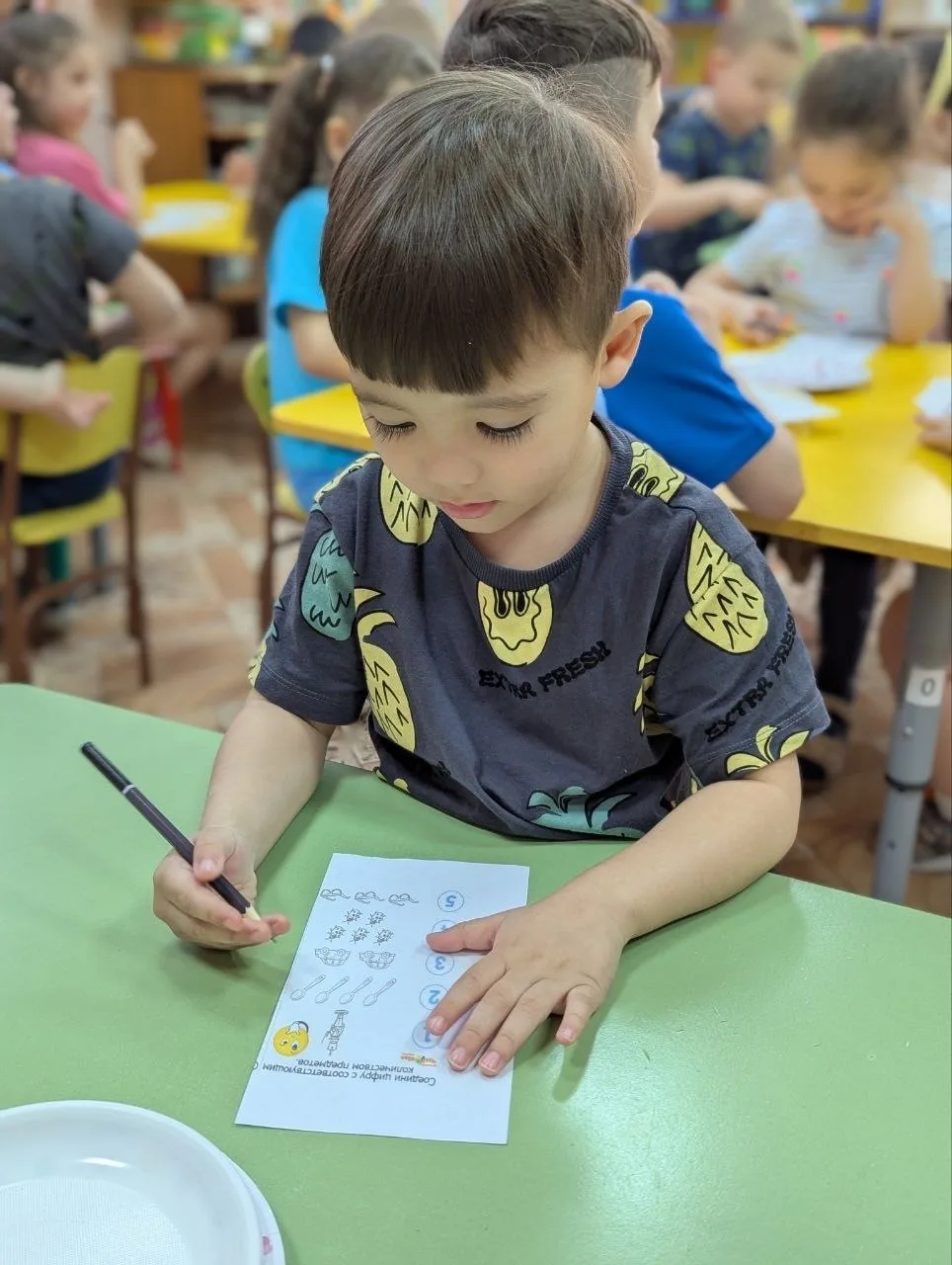 Дошкольное отделение "Петушок". В группе "Цыплята" прошло увлекательное занятие по математике!  Наши