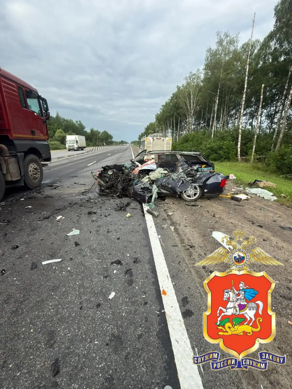 Два человека погибли в ДТП на Минском шоссе.