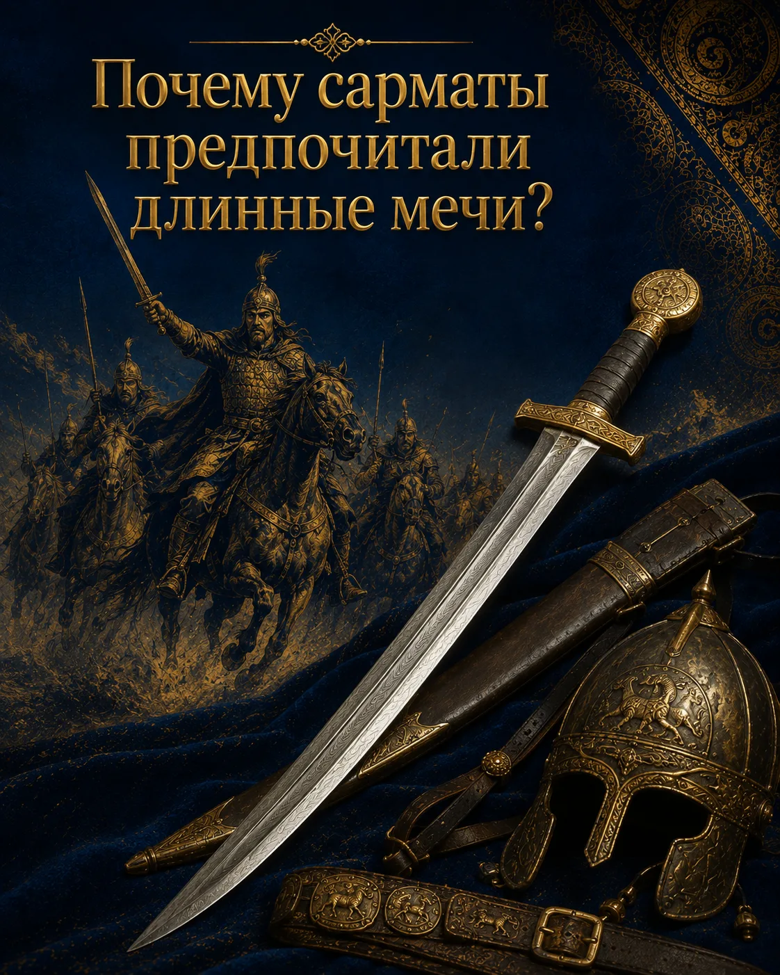 ⚔️ Почему сарматы предпочитали длинные мечи?

Как вы думаете, почему мечи сарматов были значительно 