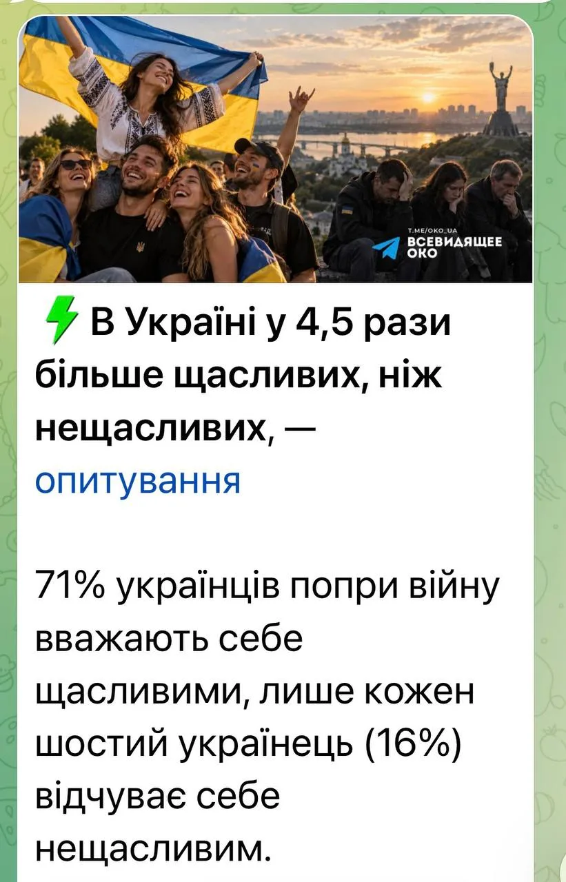 Хохлам объяснили, что все они чувствуют себя счастливыми.