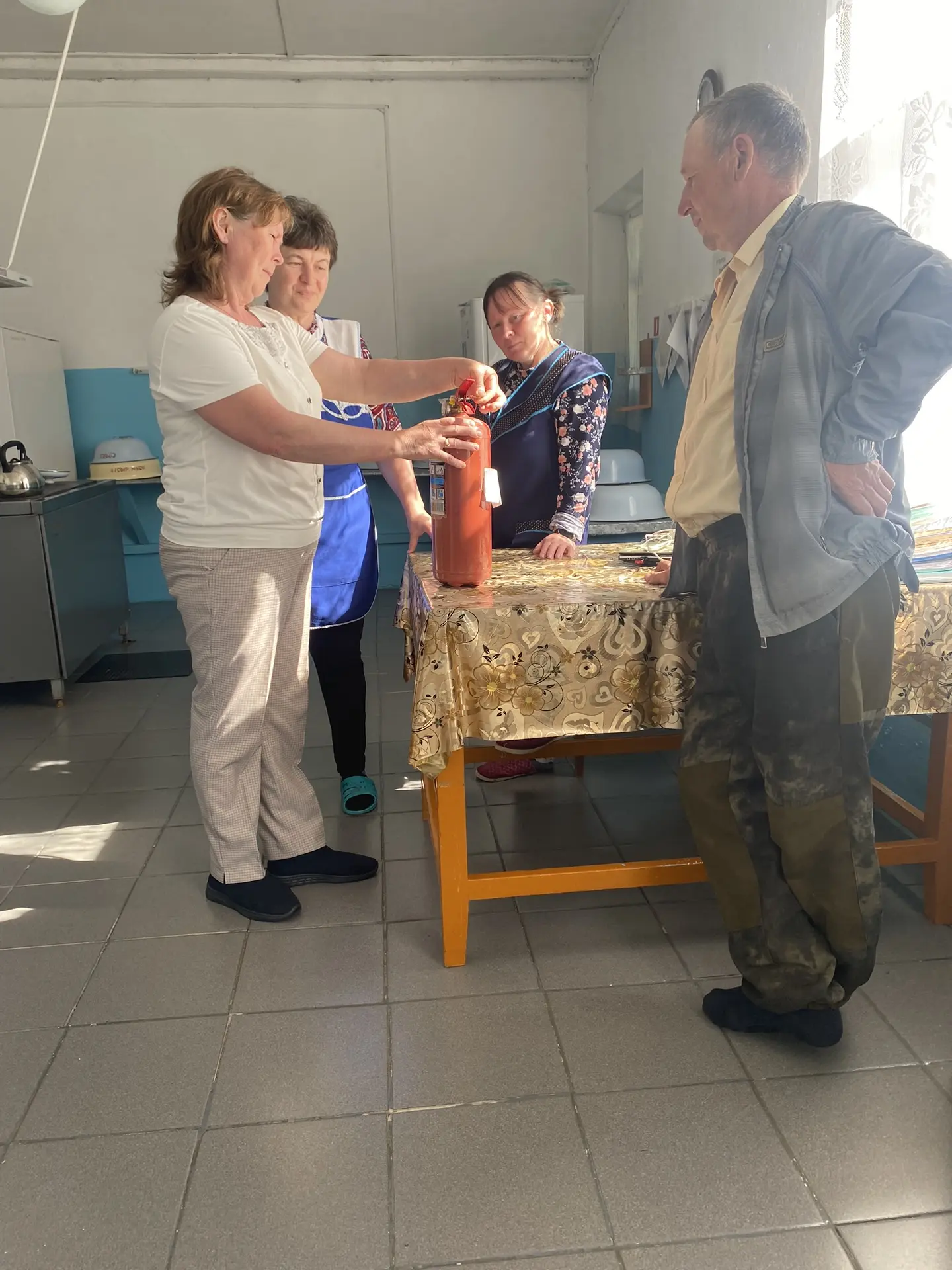 Вчера, 21 мая в нашем детском саду была проведена учебная тренировка по обработке действий персонала