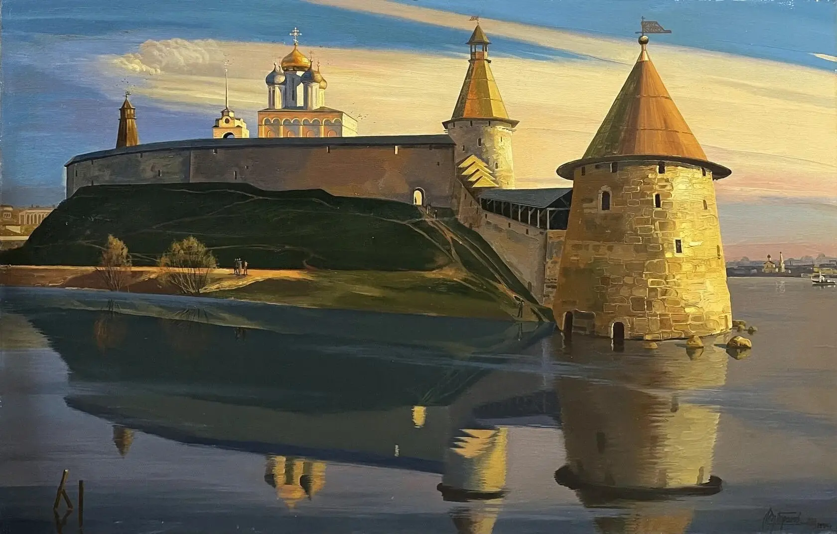 Псковский кремль 1991 г.