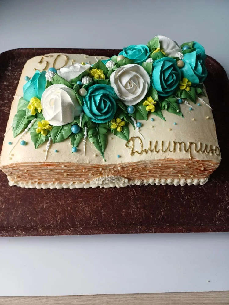"Красный бархат с клубникой " для Дмитрия 😊 Поздравляю с юбилеем 🎉🎉🎉 Всех благ, пус...
