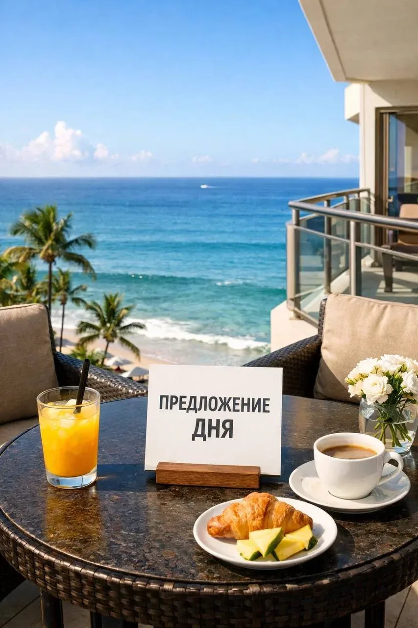 🌤️ Отличная идея! Чтобы спастись от дождя, можно отлично погреться на море. Прямо сейч...