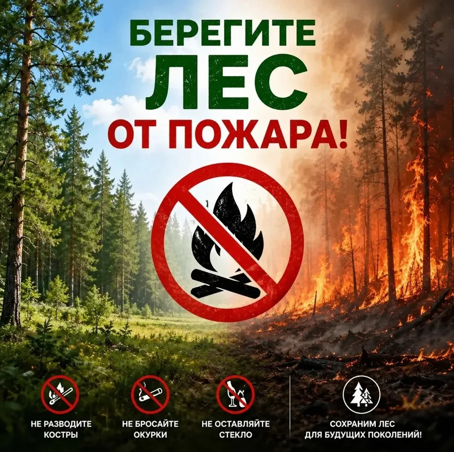 Берегите лес: простые правила пожарной безопасности летом

Лето—время походов, пикников и прогулок п