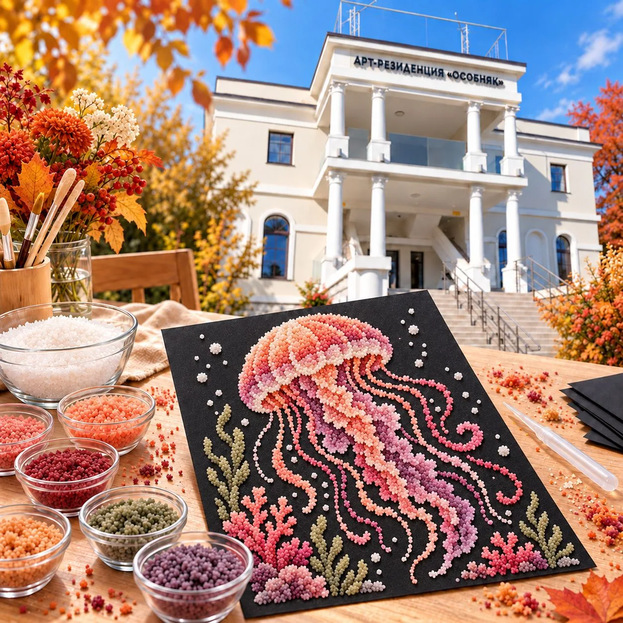 🎨 Цветная соль вместо красок: создаём объёмные картины