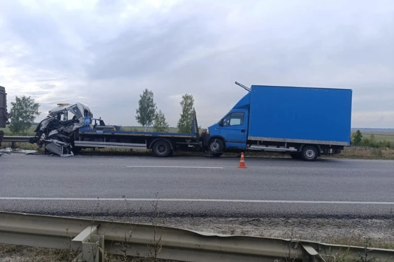 🚘‼️В Ржаксинском округе в ДТП пострадал водитель эвакуатора
