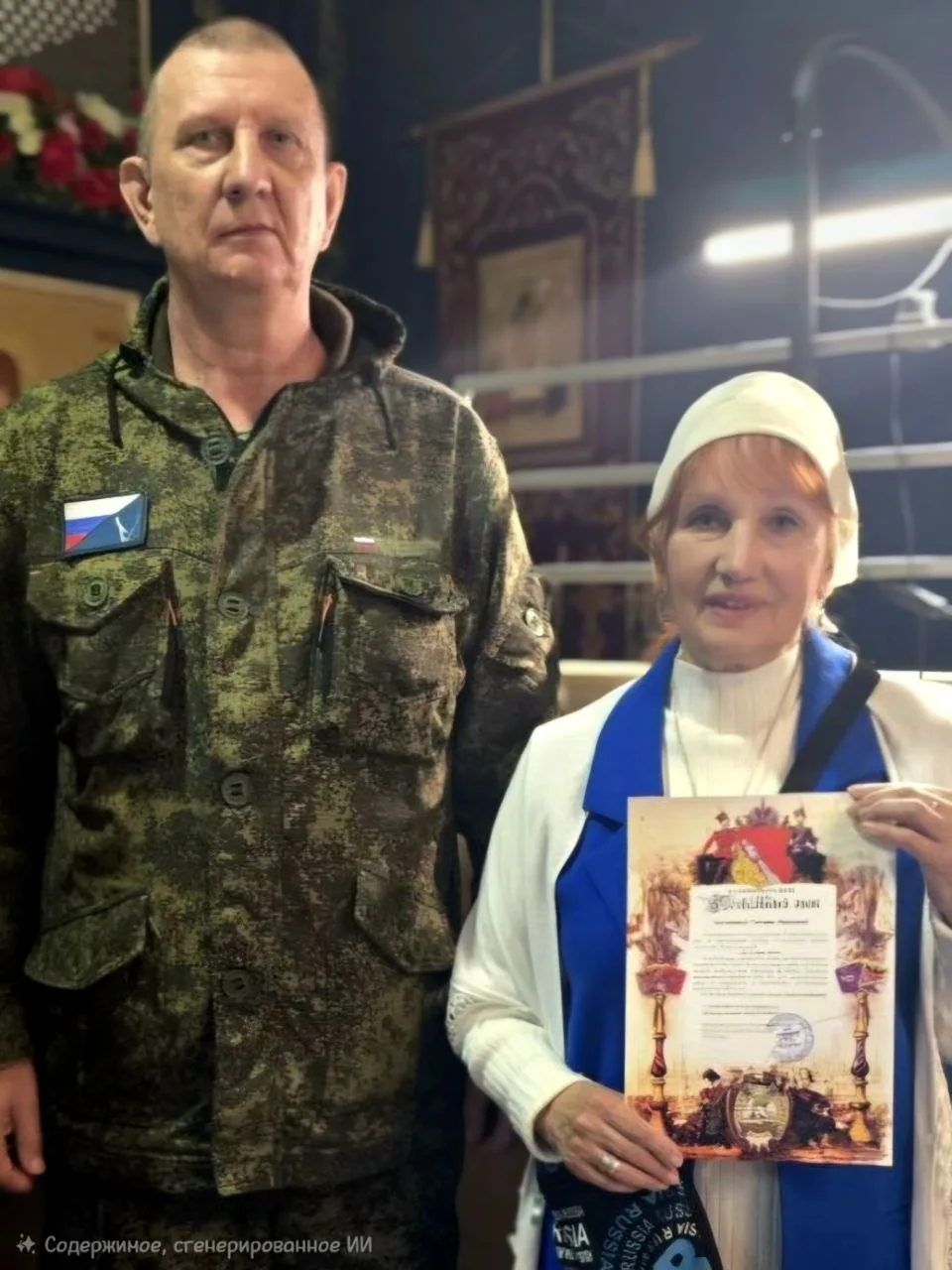 Благодарственные письма помощникам.