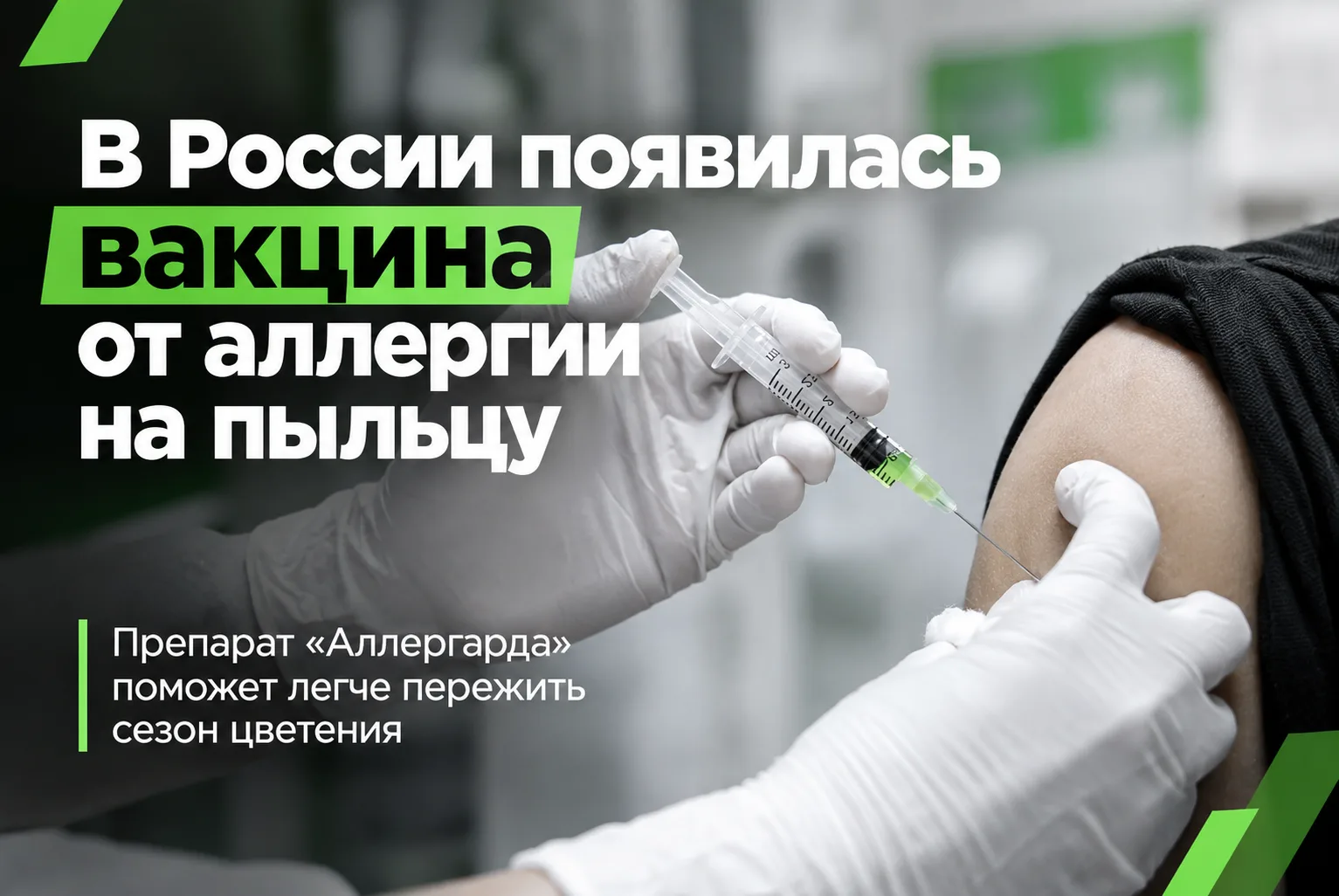 В России зарегистрировали вакцину от аллергии на пыльцу березы
