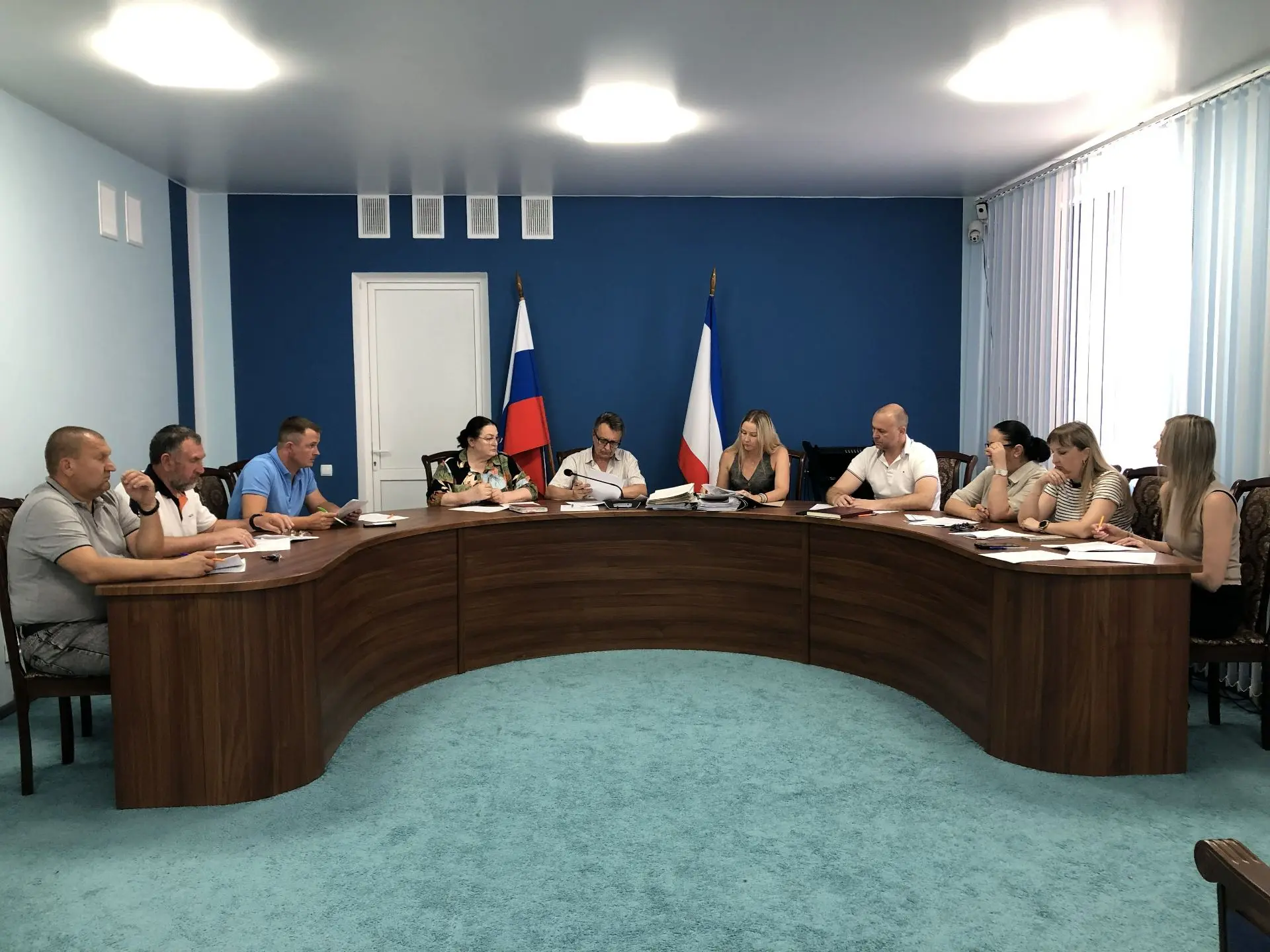 Под руководством главы администрации Олега Бурлаки в администрации города прошло заседа...