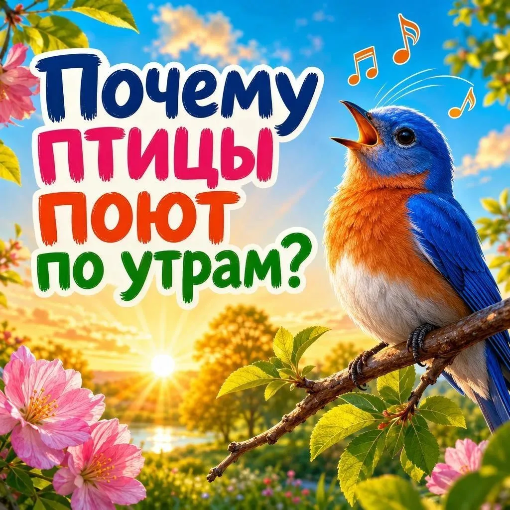 🎶Почему птицы поют по утрам?

Утро — самое спокойное время суток.

Именно утром птицы сообщают друг