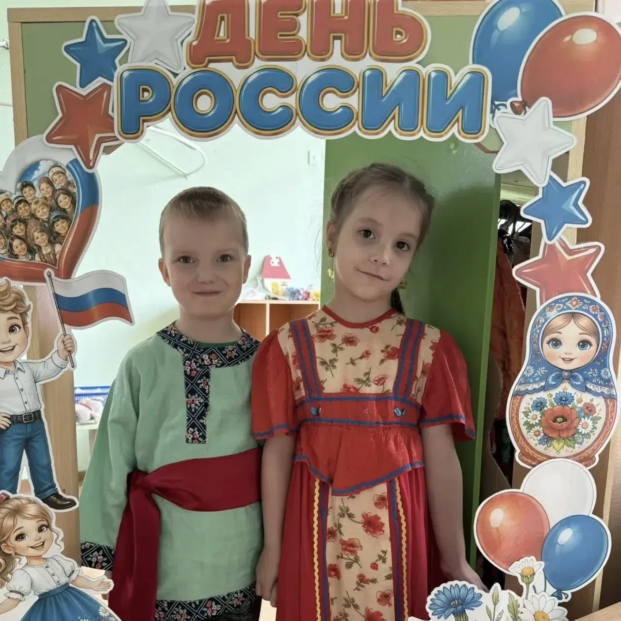 🇷🇺 На этой неделе ребята в детском саду № 6 «Снегирёк» говорили о самом главном — о нашей большой 