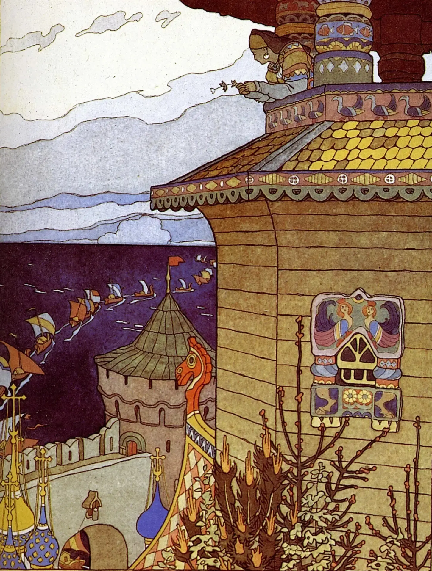 Иван Яковлевич Билибин

Иллюстрация к сказке "Белая уточка", 1902 г.

Иван Яковлевич Билибин
