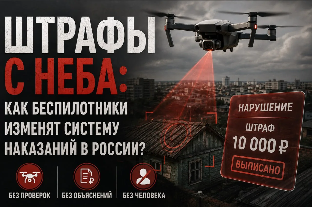 Штрафы с неба: как беспилотники изменят систему наказаний в России?

Правительство планирует разреши
