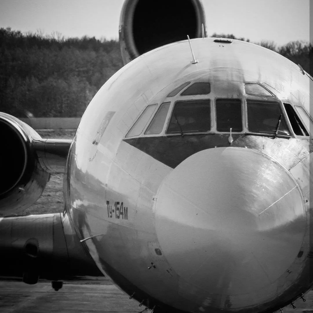 Здравствуй, друг ты мой потёртый... Ту-154М ✈
