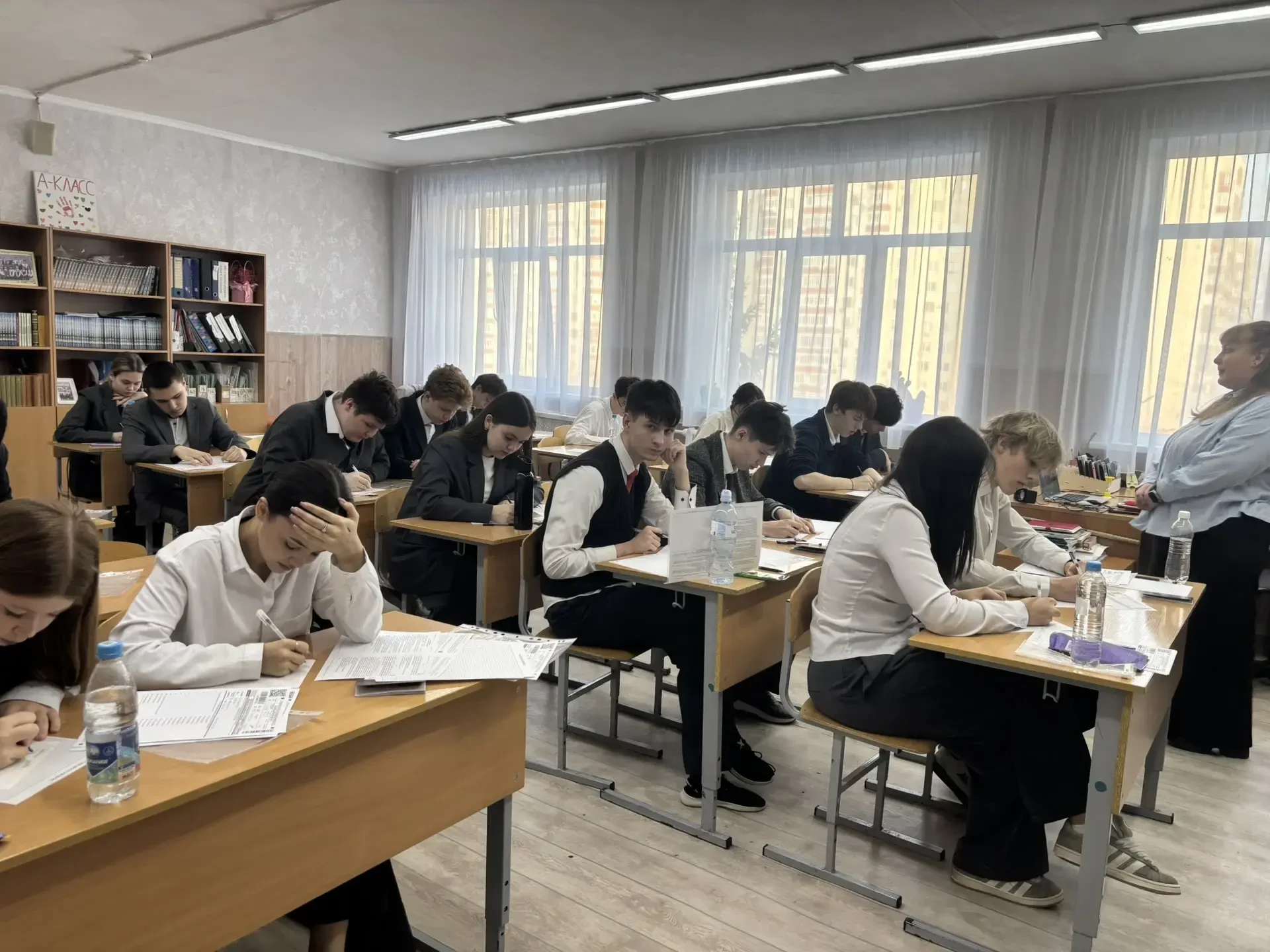 Сегодня в нашей гимназии — важный день! В рамках плановой подготовки к основному государственному эк