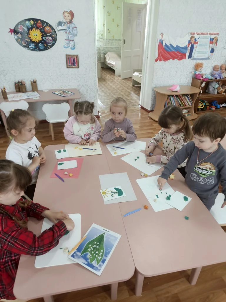Средняя группа: лепка