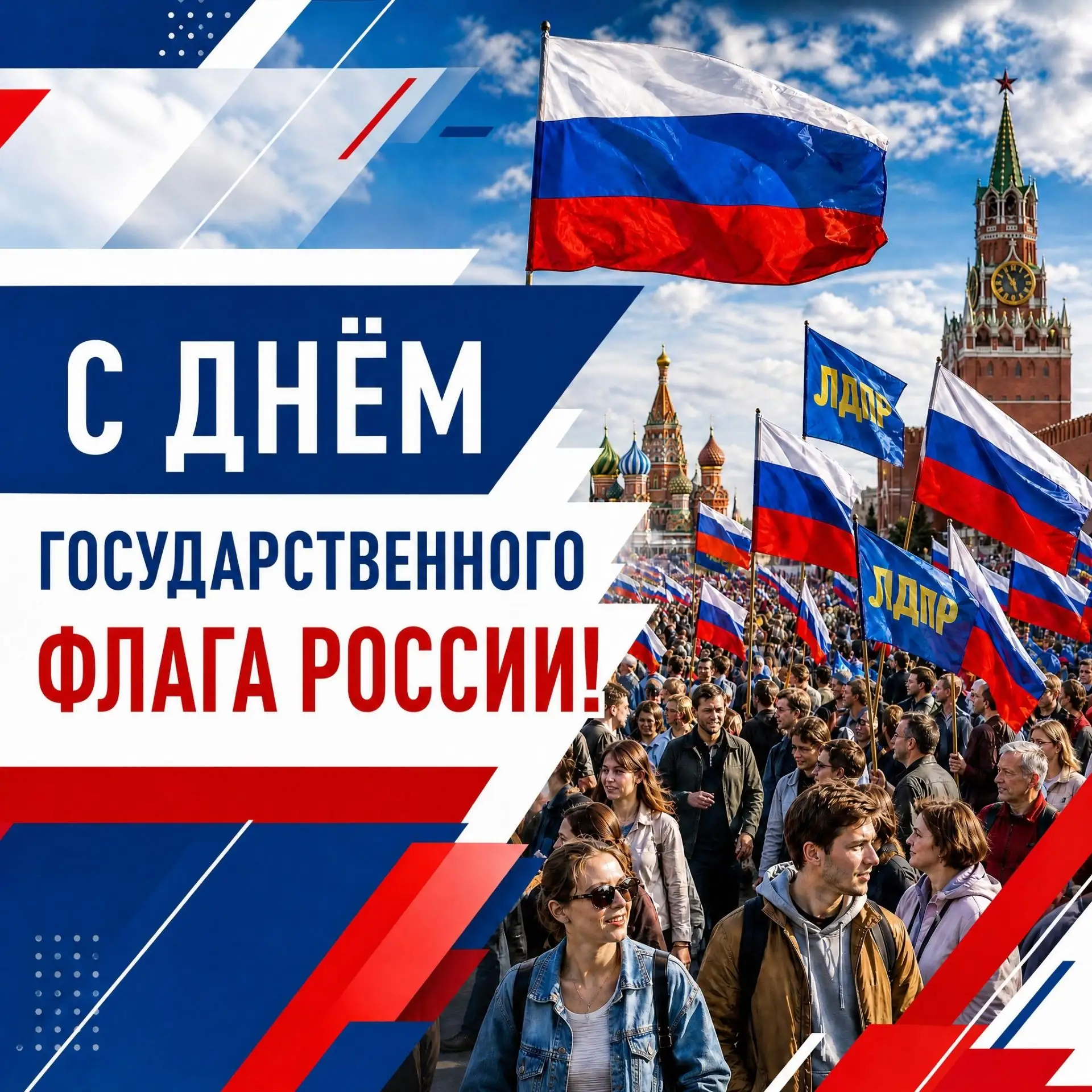 🇷🇺 С Днём Государственного флага России!