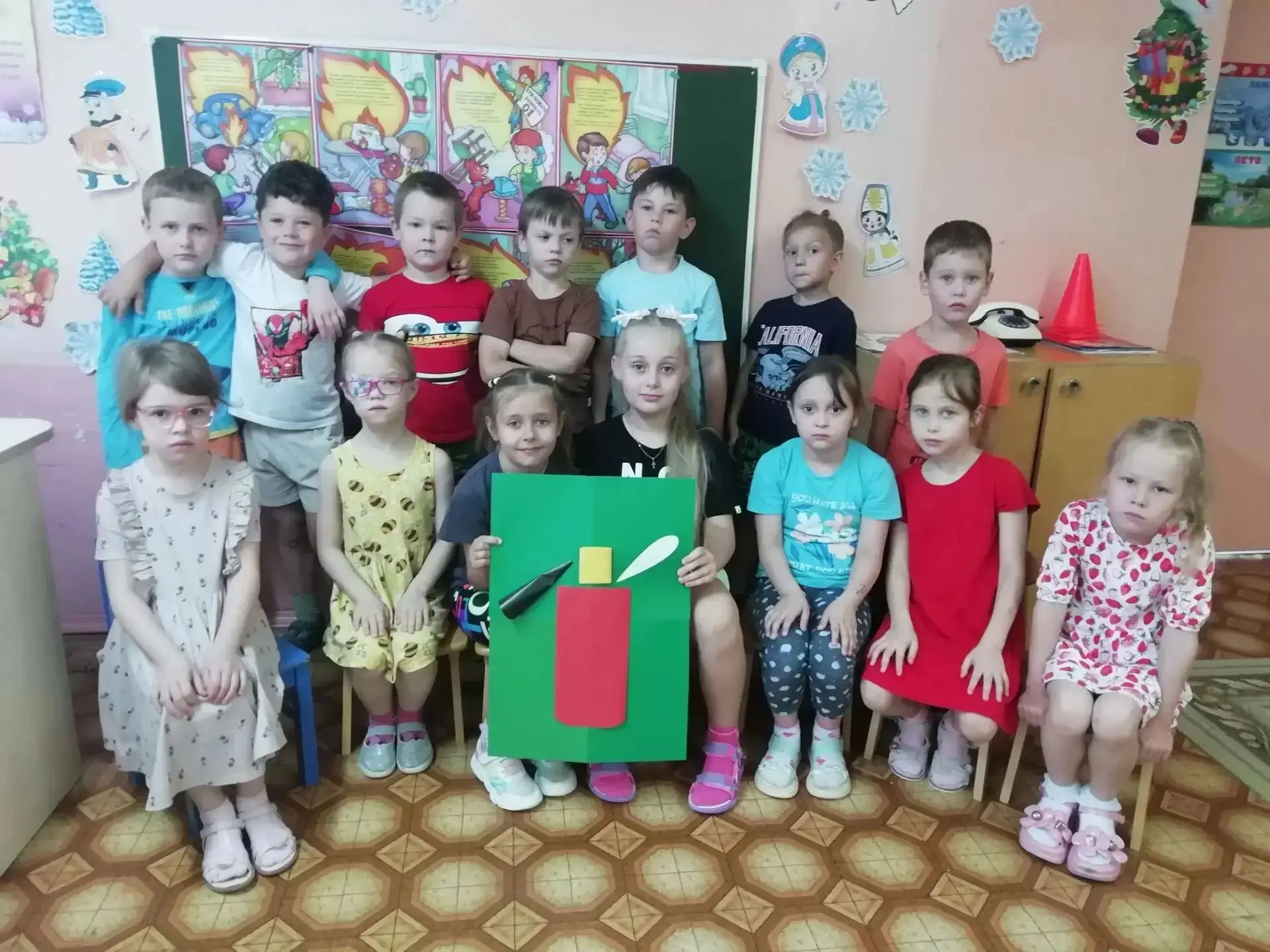 🧯🔥⛑️ В рамках плановой профилактической работы по пожарной безопасности для воспитанников старших 
