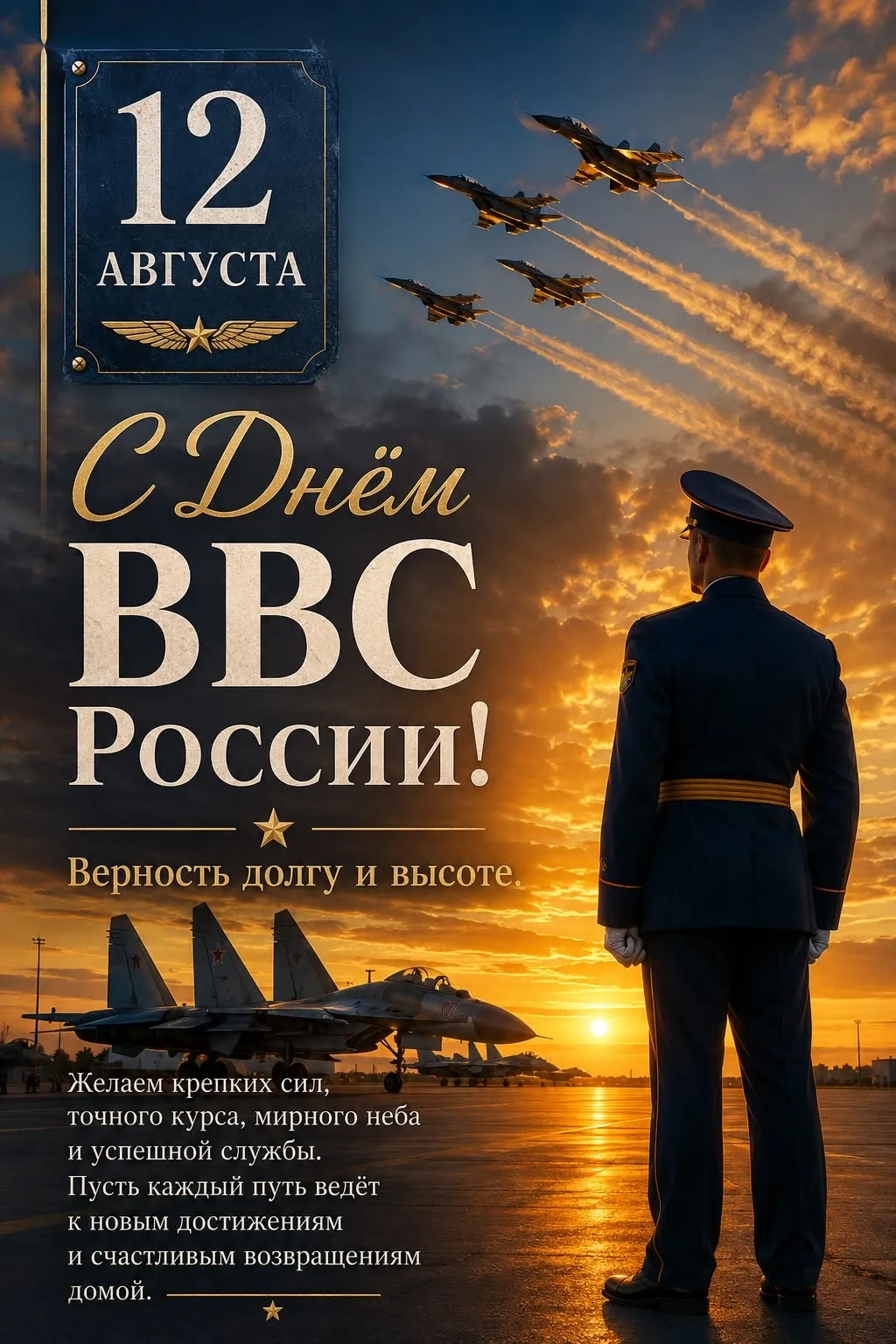 Сегодня, 12 августа, отмечается День Военно-воздушных сил России — праздник людей, для ...