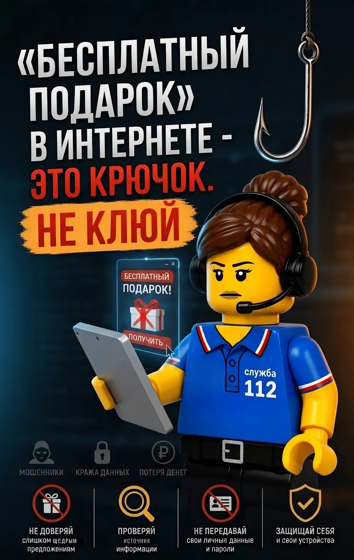 🚫 Осторожно: "Бесплатные подарки" в сети — это приманка!