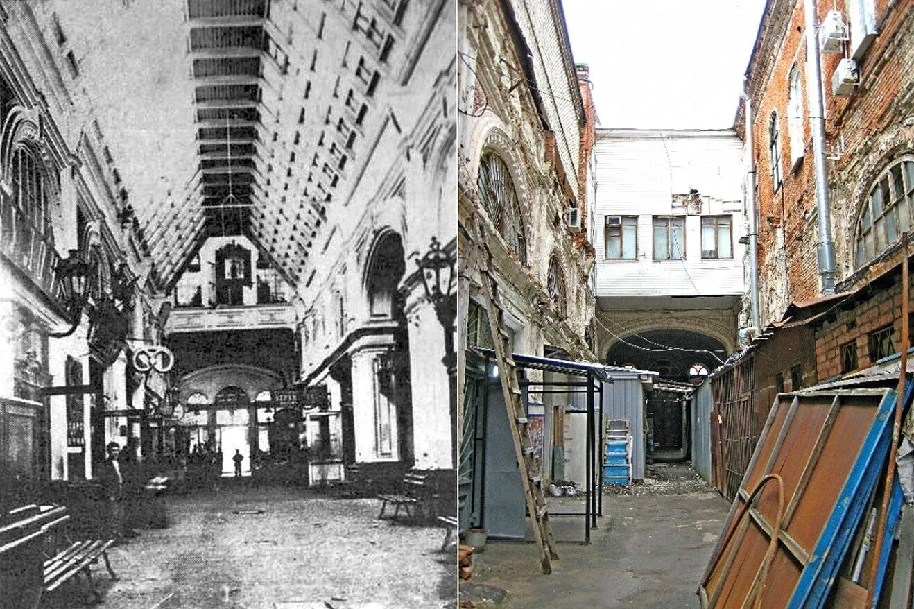 Ул. Московская, 59. Саратовский пассаж изнутри. Начало ХХ века.