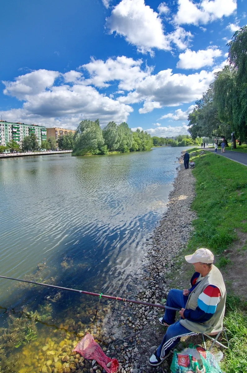 Летняя рыбалка на обновлённом Большом Ангарском пруду 🎣