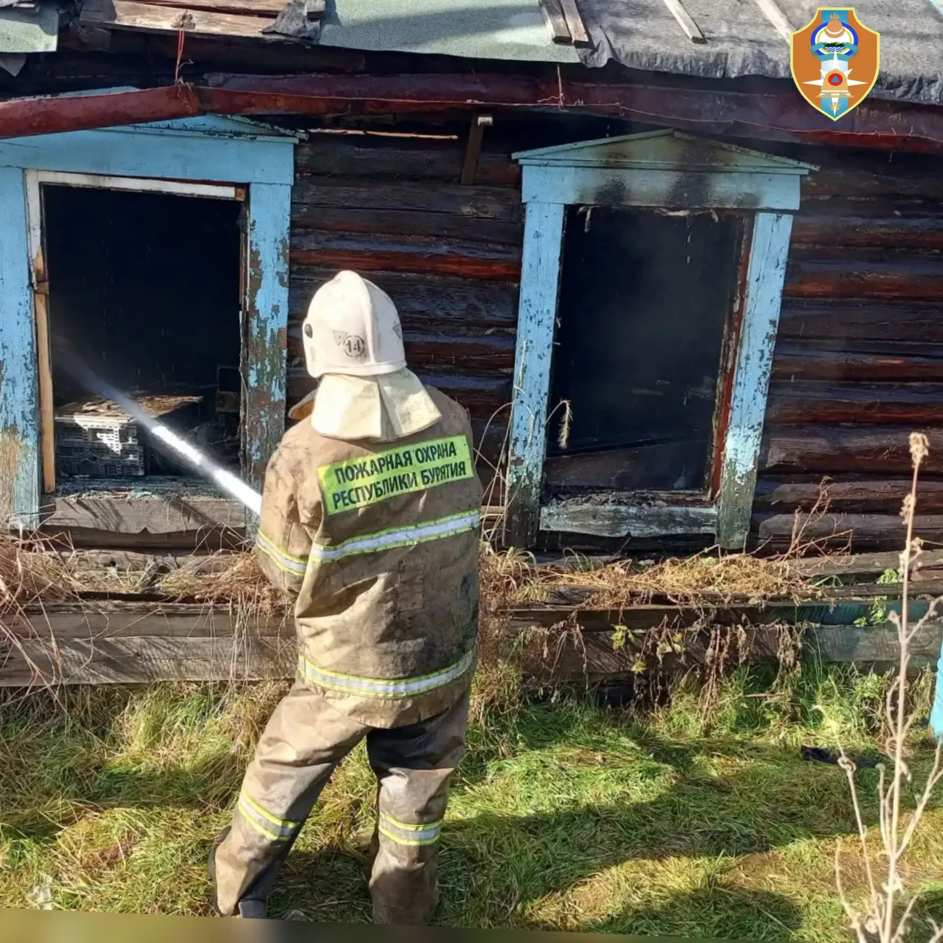 ❗На пожаре в Баунтовском районе пострадал мужчина