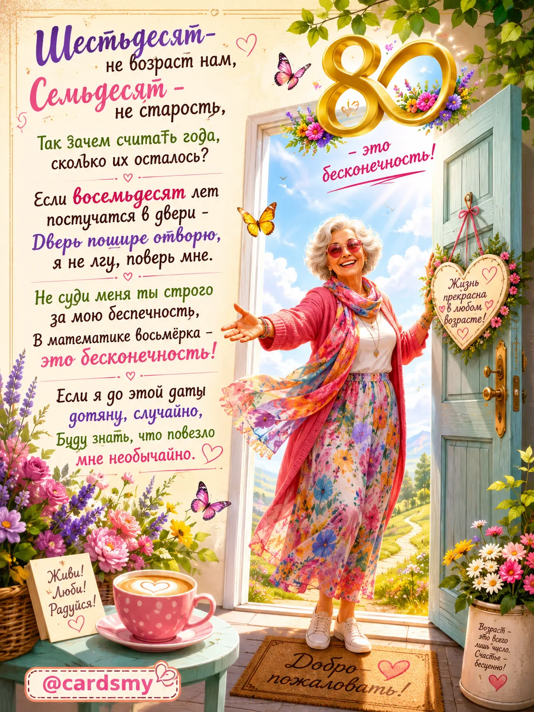 Жизнь прекрасна в любом возрасте! 
@cardsmy