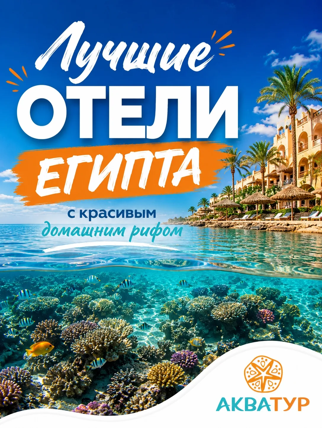 🐠 Лучшие отели Египта с красивым домашним рифом