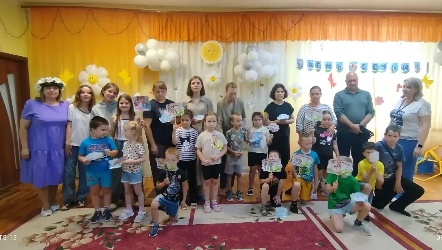 В группе №13 «Фантазёры» прошел замечательный спортивный праздник, посвященный Дню семьи, любви и ве