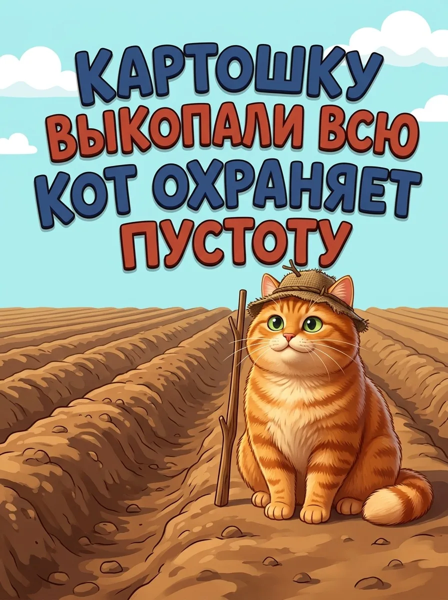Работа сделана, урожай в погребе, а пост снимать не спешит. Вдруг картошка вернётся без...