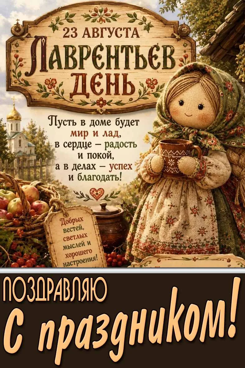 ☀️ 23 августа- Лаврентьев день