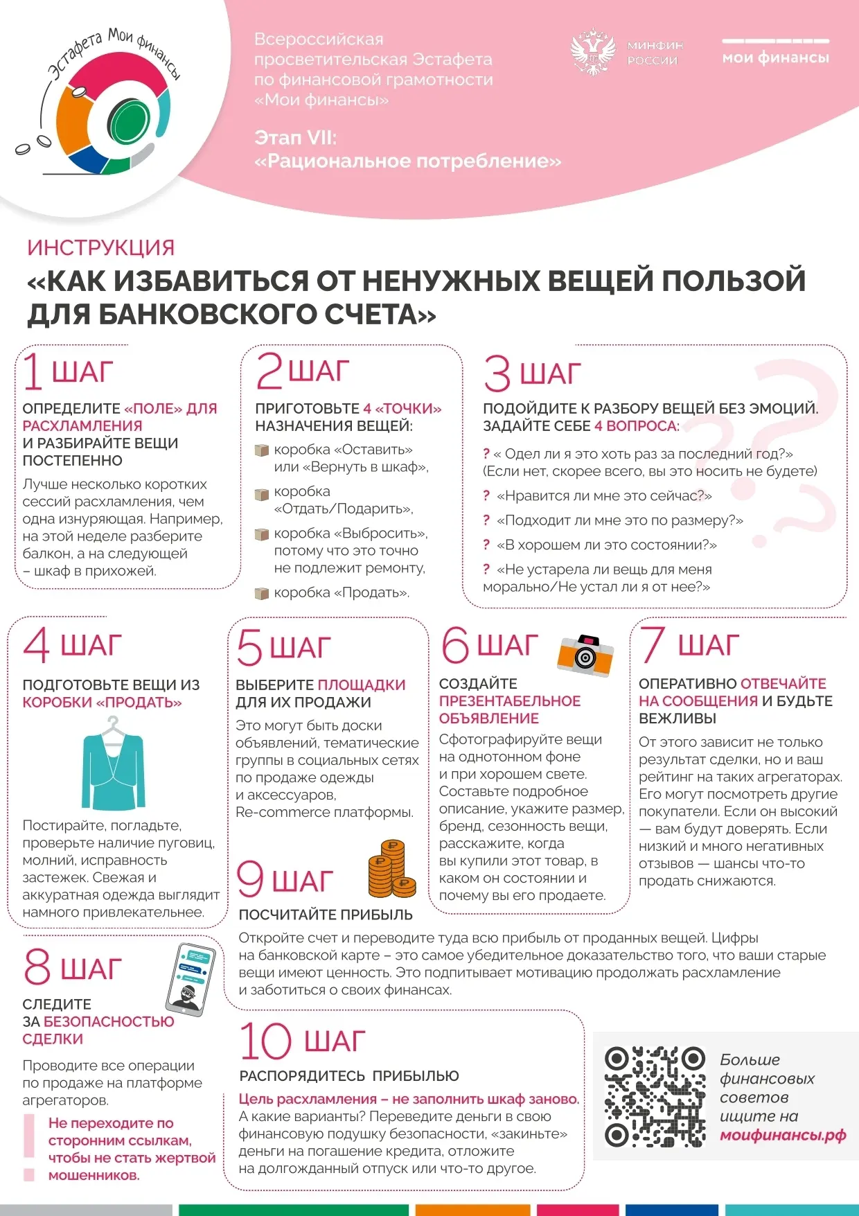 Всероссийская просветительская Эстафета по финансовой грамотности "Мои финансы"