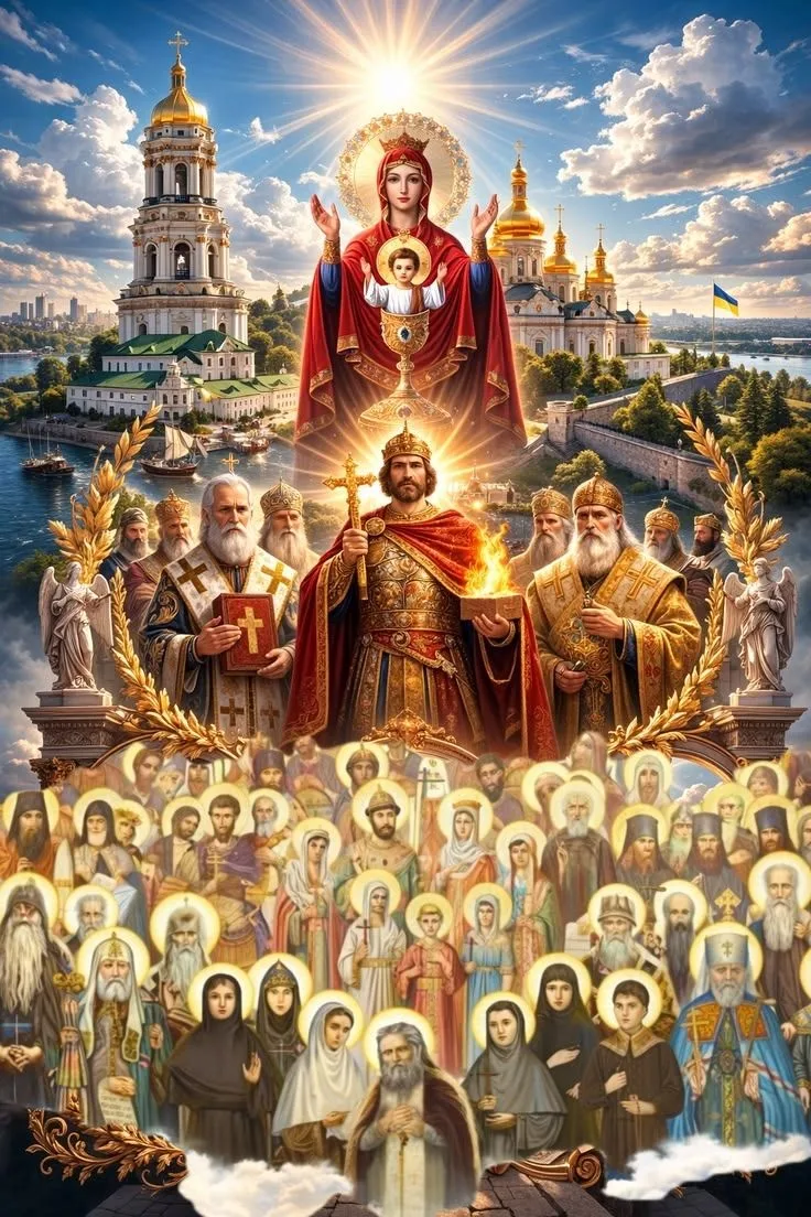 С давних пор взывали на Руси:
Пресвятая Богородице, спаси!
И когда дымились рубежи,
И когда сплетали