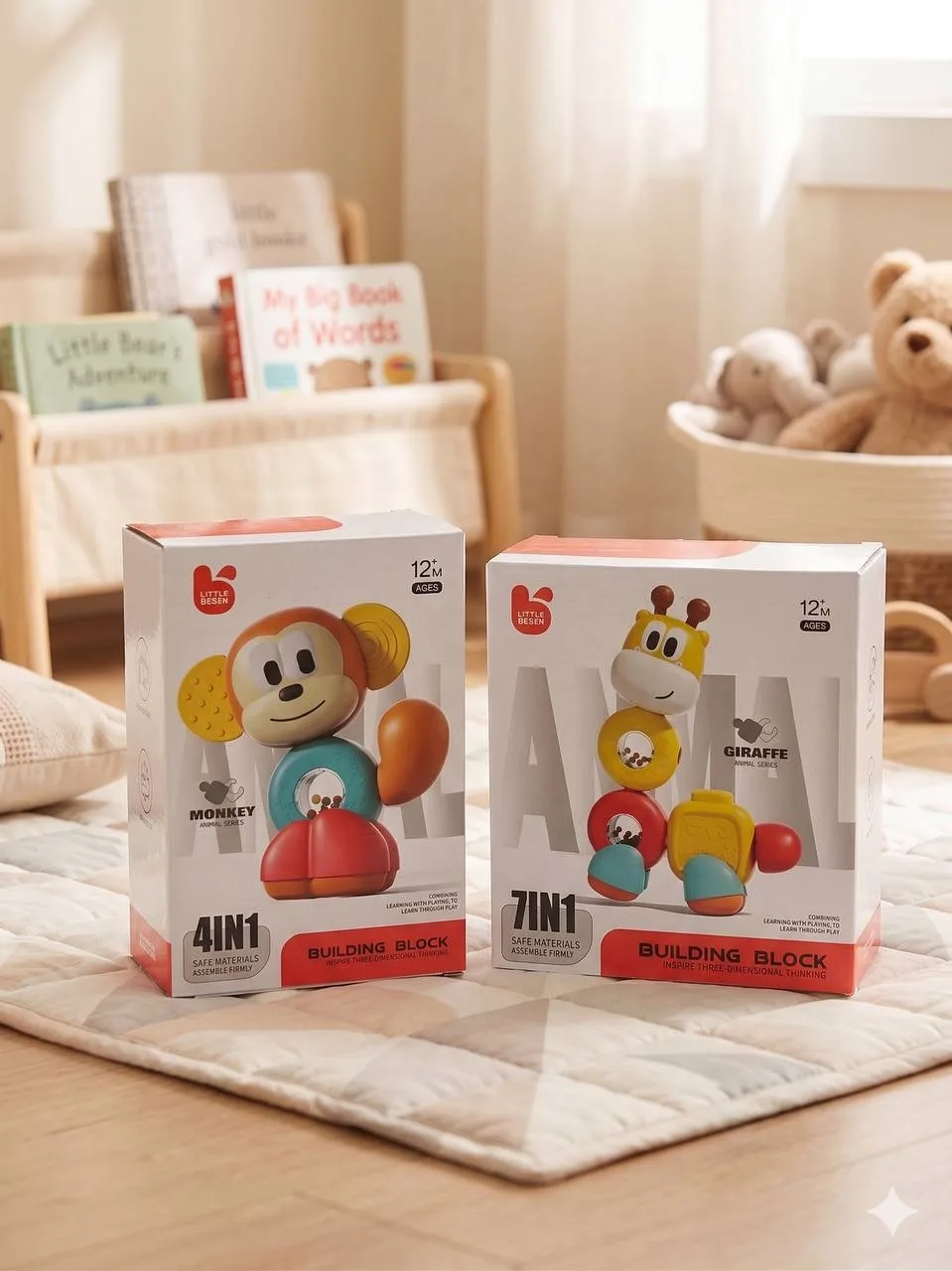Милые игрушки-конструкторы в виде зверят 🐻🐰

Небольшие, яркие и очень увлекательные — они помогают