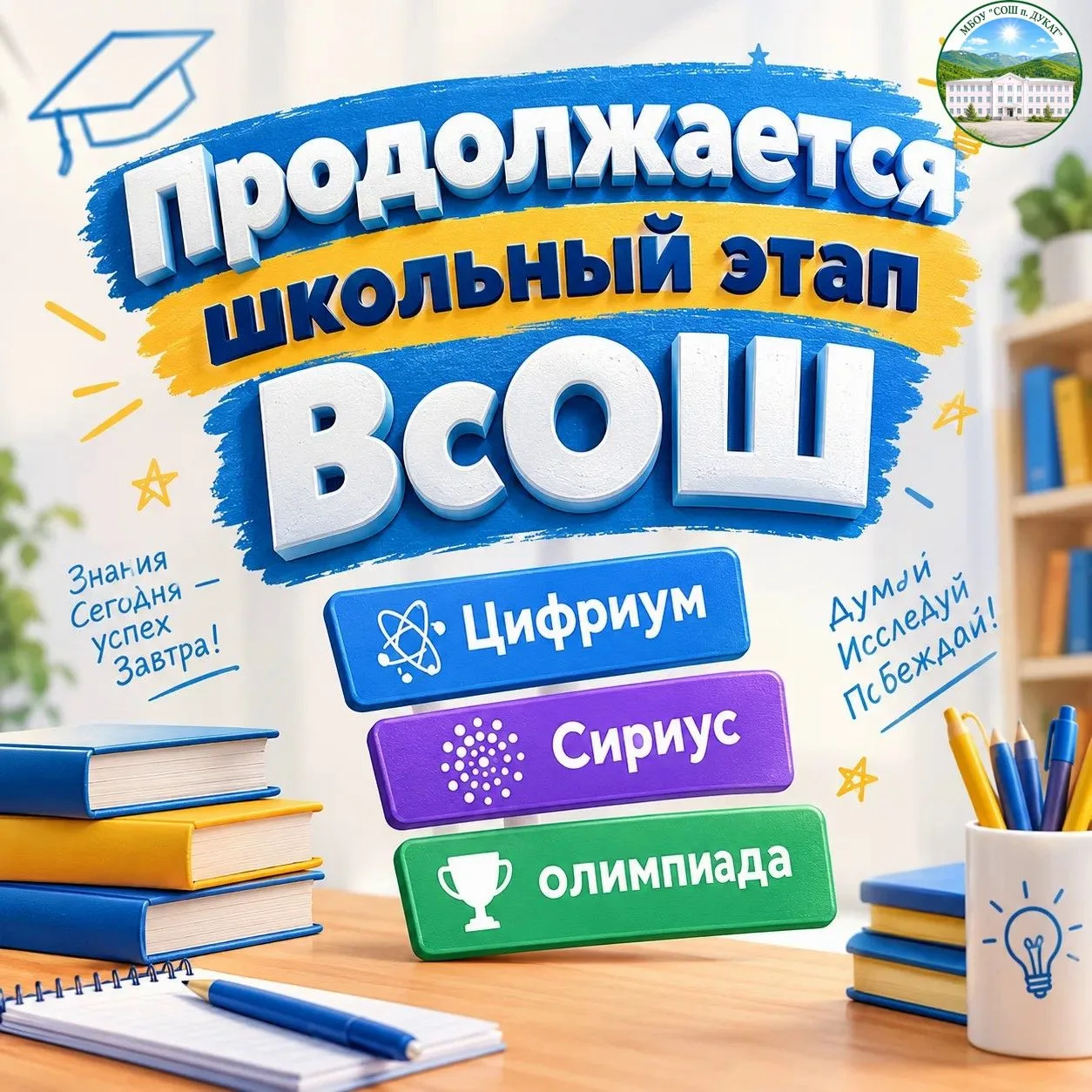 🏆🧠📈 Школьный этап ВсОШ: проверяем свои силы!
