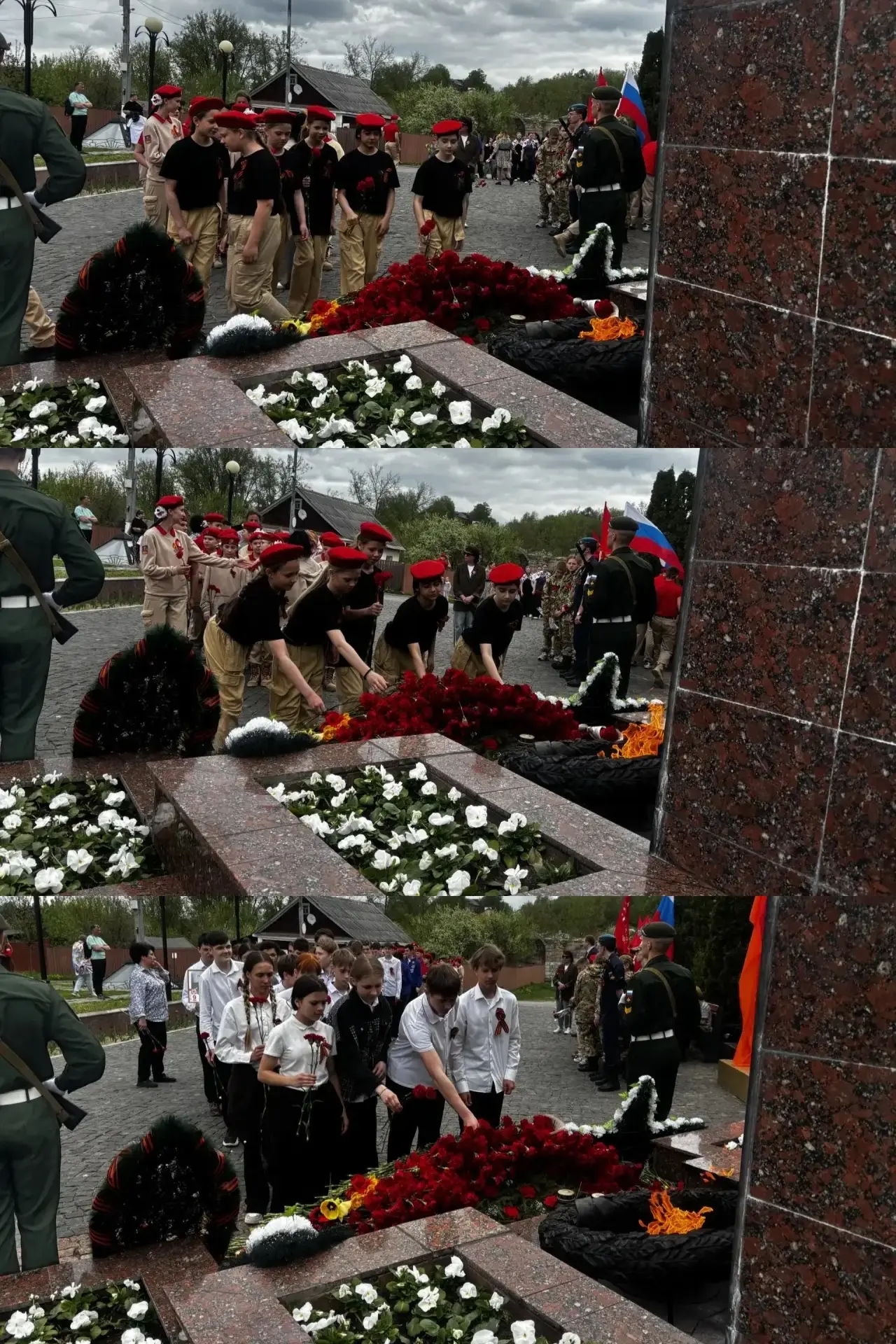 Соборная гора сегодня стала местом особенного единения и памяти! 🇷🇺🕊️  В преддверии великого праздни