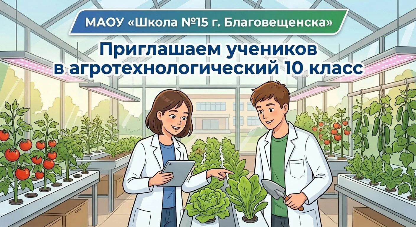ДОПОЛНИТЕЛЬНЫЙ НАБОР В ПРОФИЛЬНЫЙ АГРОТЕХНОЛОГИЧЕСКИЙ 10 КЛАСС!

Наша школа объявляет дополнительный