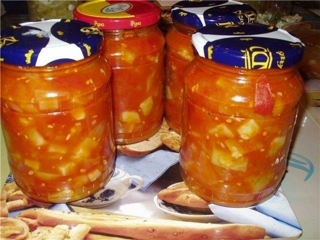 ПОМИДОРНО - КАБАЧКОВЫЙ САЛАТ