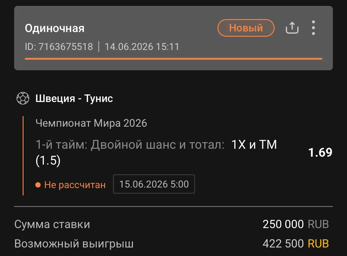 Ставка дня на футбол ⚽️ 

В melbet.ru есть буквально уникальный прогноз на этот матч. Мы проверили, 