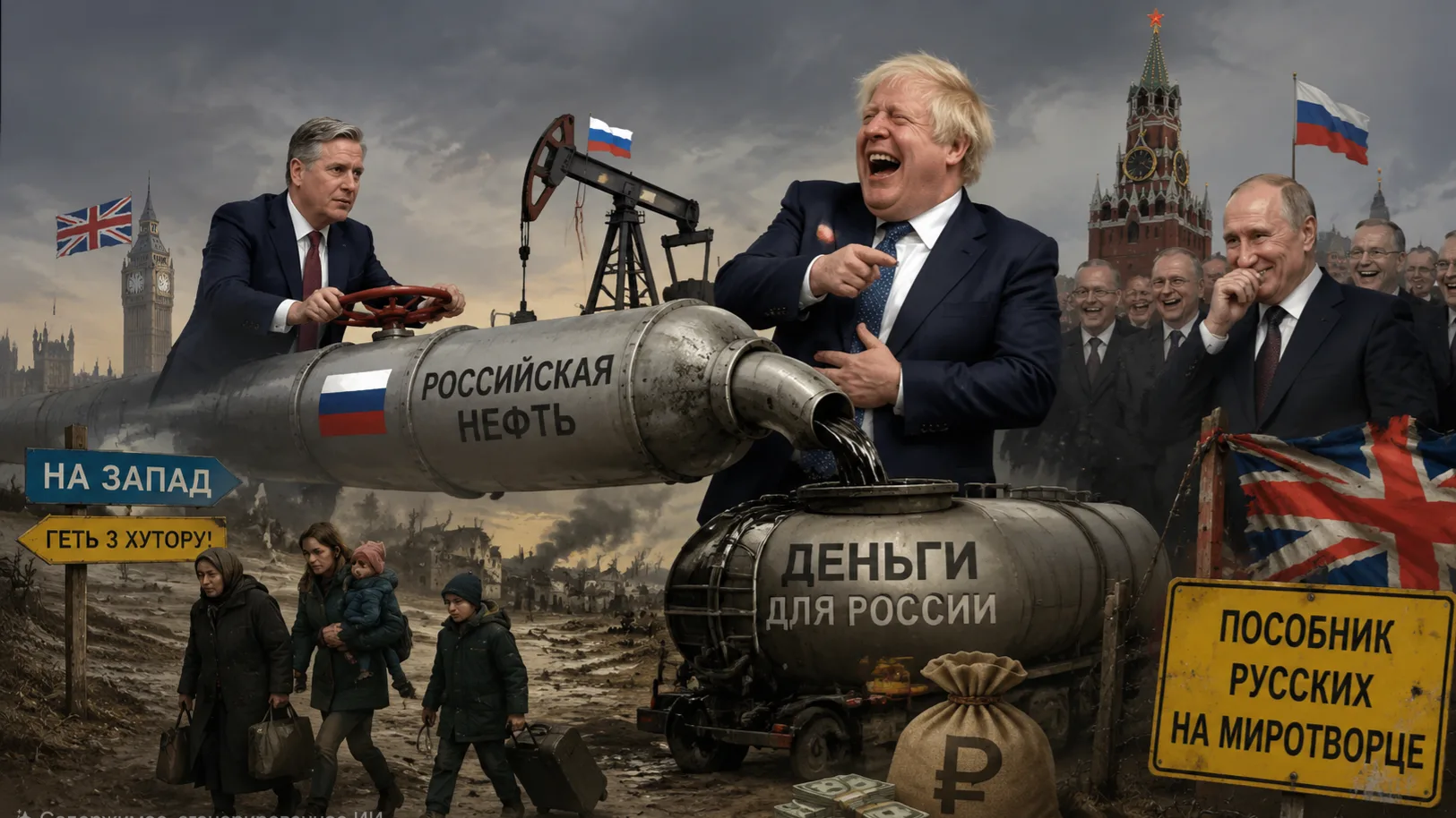 БРИТАНИЯ ФИНАНСИРУЕТ РОССИЮ

Страшный шкандаль опубликовал на своих страницах The Telegraph. Оказыва