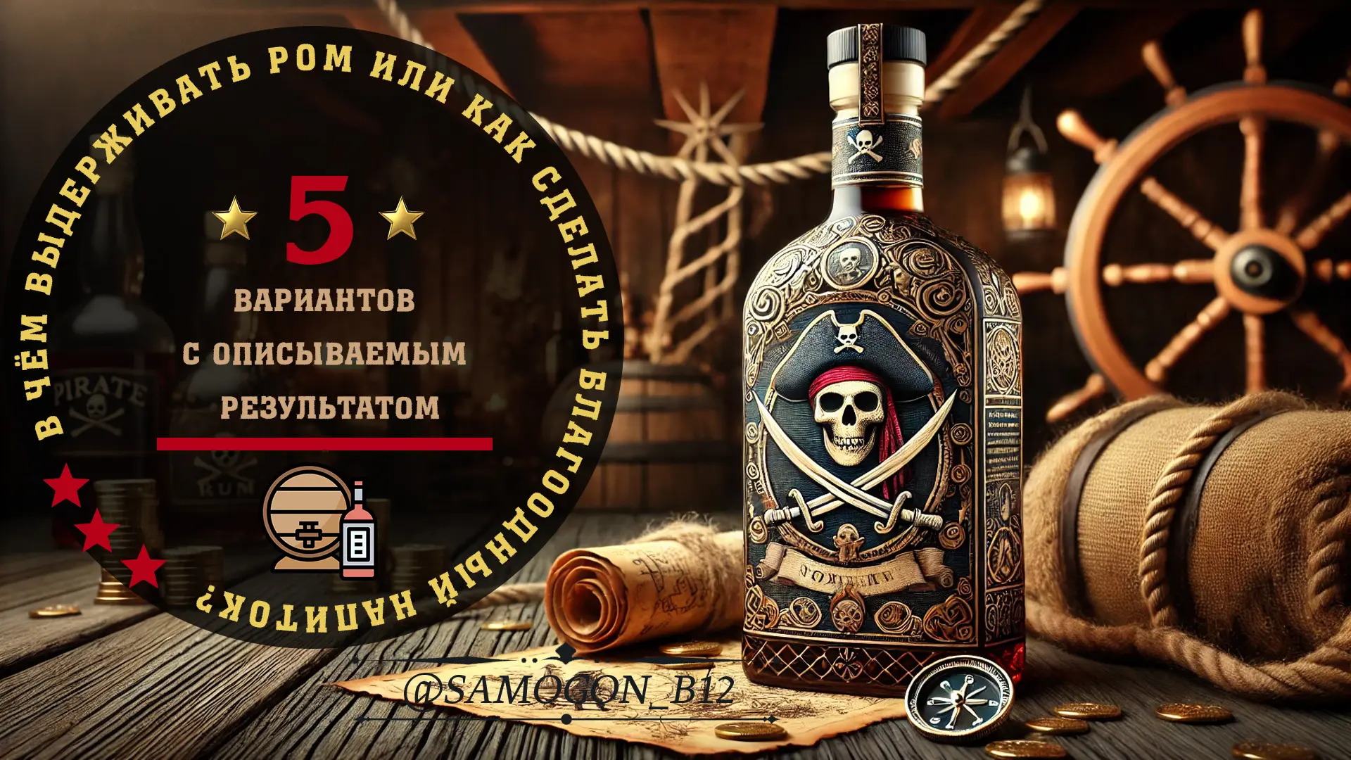 В чём выдержать ром? 5 вариантов с описываемым результатом.